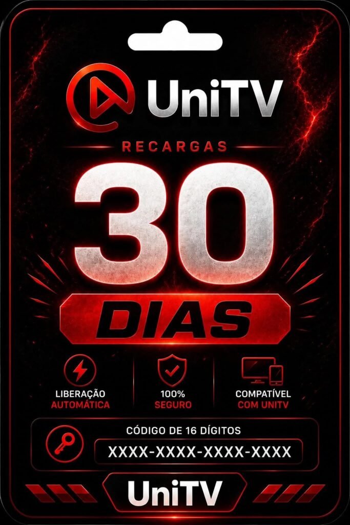 Recarga Unitv Mensal